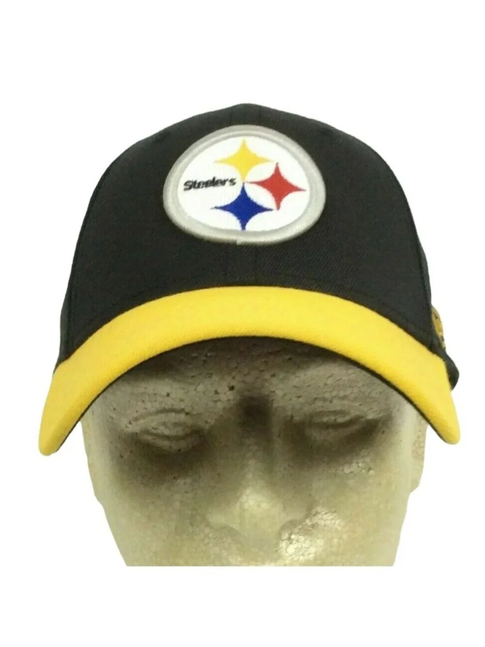 Pittsburgh Steelers New Era 39Thirty Fitted Hat Cap Size M/L Black & Yellow